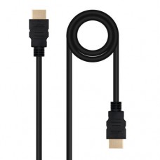 Cabo HDMI Nanocable 2.0: 4K@60Hz, 18Gbps, 10m, Preto