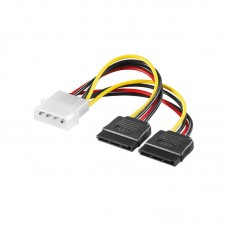 Cabo de Alimentação Ewent EC1500 - Molex (4-pinos) para 2x SATA - EC1500