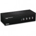 Trendnet 4-port Display Port Kvm Switch Dual Monitor In