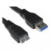 Cable Usb 3.0 A/ M-Micro B/ M 2M Negro Nanocable
