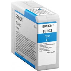 Epson Singlepack Cyan T850200 UltraChrome HD ink 80ml SC-P800