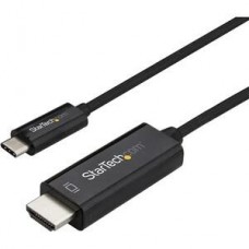 StarTech.com 3ft (1m) USB C to HDMI Cable, 4K 60Hz USB Type C to HDMI 2.0 Video Adapter Cable, Thunderbolt 3 Compatible, Laptop to HDMI Monitor/Display, DP 1.2 Alt Mode HBR2 Cable, Black - 4K USB-C Video Cable (CDP2HD1MBNL) - Cabo adaptador - 24 pin StarTech.com 3ft (1m) USB C to HDMI Cable, 4K 60Hz USB Type C to HDMI 2.0 Video Adapter Cable, Thunderbolt 3 Compatible, Laptop to HDMI Monitor/Display, DP 1.2 Alt Mode HBR2 Cable, Black - 4K USB-C Video Cable (CDP2HD1MBNL) - Cabo adaptador - 24 pin