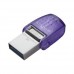 Pen Drive Kingston DataTraveler microDuo 3C 256GB - USB-A e USB-C