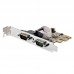 Adaptador Startech PCI-e, 2 Portas Serie, 5V/12V, 21050-PC-SERIAL-LP Adaptador Startech PCI-e, 2 Portas Serie, 5V/12V, 21050-PC-SERIAL-LP