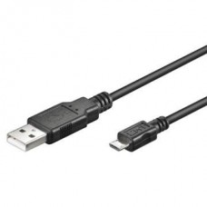 Cabo Ewent EC1020: USB 2.0 A para Micro-USB B, 1,8m, Preto