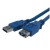 StarTech.com 1m Blue SuperSpeed USB 3.0 Extension Cable A to A - Male to Female USB 3 Extension Cable Cord 1 m (USB3SEXT1M) - Cabo de extensão USB - USB Tipo A (M) para USB Tipo A (F) - USB 3.0 - 1 m - preto - para P/N: 2SD4FCRU3, CFASTRWU3, HB30A4AI sem_imagem