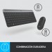 Kit Teclado e Rato Logitech MK470: Teclado QWERTY Português, Rato Incluído, Grafite Kit Teclado e Rato Logitech MK470: Teclado QWERTY Português, Rato Incluído, Grafite