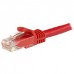 StarTech.com 1.5m CAT6 Ethernet Cable, 10 Gigabit Snagless RJ45 650MHz 100W PoE Patch Cord, CAT 6 10GbE UTP Network Cable w/Strain Relief, Red, Fluke Tested/Wiring is UL Certified/TIA - Category 6 - 24AWG (N6PATC150CMRD) - Cabo patch - RJ-45 (M) para StarTech.com 1.5m CAT6 Ethernet Cable, 10 Gigabit Snagless RJ45 650MHz 100W PoE Patch Cord, CAT 6 10GbE UTP Network Cable w/Strain Relief, Red, Fluke Tested/Wiring is UL Certified/TIA - Category 6 - 24AWG (N6PATC150CMRD) - Cabo patch - RJ-45 (M) para