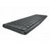 Teclado Ingles Logitech Mk235 Ratón Incluido Usb Qwerty Internacional de Ee.Uu. Gris