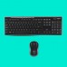 Conjunto Teclado e Rato Logitech Wireless Combo MK270, Sem Fios, QWERTY, Turco, Preto e Prata Conjunto Teclado e Rato Logitech Wireless Combo MK270, Sem Fios, QWERTY, Turco, Preto e Prata