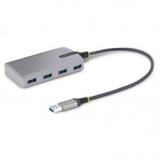 Base de Portas Startech 4 Portas USB-A 5Gbps com Alimentação Opcional Base de Portas Startech 4 Portas USB-A 5Gbps com Alimentação Opcional