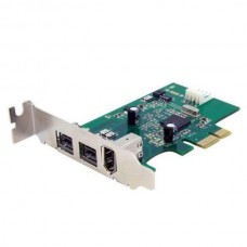 Controladora Startech PEX1394B3LP, PCI Express, Firewire IEEE 1394, 3 Portas, 800 Mbps