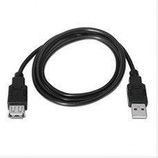 Cable Prolongacion USB 2.0 A/M-A/H 3.0M Negro Nanocable