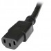 StarTech.com 1m (3ft) Power Extension Cord, C14 to C13, 10A 125V, 18AWG, Black Computer Power Cord Extension, Power Supply Extension Cable, IEC-320-C14 to IEC-320-C13 AC Power Cable - PXT1001M StarTech.com 1m (3ft) Power Extension Cord, C14 to C13, 10A 125V, 18AWG, Black Computer Power Cord Extension, Power Supply Extension Cable, IEC-320-C14 to IEC-320-C13 AC Power Cable - PXT1001M
