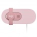 Câmara Web Logitech Brio 100, Rosa - Full HD 1080p, USB, Microfone Integrado