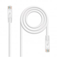 Cabo de Rede Nanocable CAT.6A RJ45, 0.5m, Branco, LSZH Cabo de Rede Nanocable CAT.6A RJ45, 0.5m, Branco, LSZH