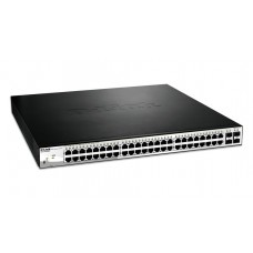 D-link 52-Port Gigabit PoE+ Smart Switch (48p PoE) incl. 4-port SFP combo. (370W) budget  » válido p/ unid faturadas até 28 de Junho ou fim de stock