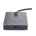 Dock Startech Usb-C Multiport 2x Hdmi 4k 100w Pd Tb3, Gige, 30cm