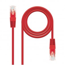 Cabo Rede Nanocable Cat.6 UTP RJ45 - 1m - Vermelho Cabo Rede Nanocable Cat.6 UTP RJ45 - 1m - Vermelho