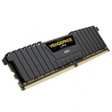 DDR4, 3200MHz 8GB 1x8GB Dimm, Unbuffered, Single Rank, 16-20-20-38, XMP 2.0, Vengeance LPX black Heatspreader, Black PCB, 1.35V 