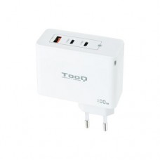 Tooq Cargador de Pared Gan 2xusb-C/Pd + Usb-A/Qc 100w