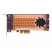 QNAP QM2-4P-384 - controlador de memória - PCIe 3.0 - PCIe 3.0 x8 - QM2-4P-384