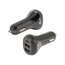 Carregador CLUB3D CAC-1921 36W para Portátil: 3 USB (Tipo-C e Tipo-A), 12-24V Carregador CLUB3D CAC-1921 36W para Portátil: 3 USB (Tipo-C e Tipo-A), 12-24V