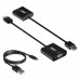 Adaptador Club 3D CAC-1302 - HDMI 1.4 para VGA, Ativo com Áudio Adaptador Club 3D CAC-1302 - HDMI 1.4 para VGA, Ativo com Áudio