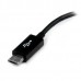 StarTech.com 5in Micro USB to USB OTG Host Adapter - Micro USB Male to USB A Female On-The-GO Host Cable Adapter (UUSBOTG) - Adaptador USB - USB (F) para Micro USB Tipo B (M) - USB 2.0 OTG - 12.7 cm - preto - para P/N: ST4300U3C1, ST4300U3C1B StarTech.com 5in Micro USB to USB OTG Host Adapter - Micro USB Male to USB A Female On-The-GO Host Cable Adapter (UUSBOTG) - Adaptador USB - USB (F) para Micro USB Tipo B (M) - USB 2.0 OTG - 12.7 cm - preto - para P/N: ST4300U3C1, ST4300U3C1B