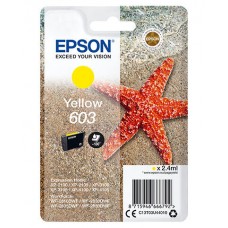 Epson 603 - 2.4 ml - amarelo - original - blister com RF/alarme acústico - tinteiro - para Expression Home XP-2100, 2105, 3100, 3105, 4100, 4105, WorkForce WF-2810, 2830, 2835, 2850 Epson 603 - 2.4 ml - amarelo - original - blister com RF/alarme acústico - tinteiro - para Expression Home XP-2100, 2105, 3100, 3105, 4100, 4105, WorkForce WF-2810, 2830, 2835, 2850