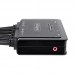 2-Port Dual-Monitor Cable KVM Switch
