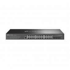 TP-LINK - JetStream 24-Port Gigabit L2+ Managed Switch with 4 10GE SFP+ Slots
