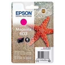 Epson 603 - 2.4 ml - magenta - original - blister com RF/alarme acústico - tinteiro - para Expression Home XP-2100, 2105, 3100, 3105, 4100, 4105, WorkForce WF-2810, 2830, 2835, 2850 Epson 603 - 2.4 ml - magenta - original - blister com RF/alarme acústico - tinteiro - para Expression Home XP-2100, 2105, 3100, 3105, 4100, 4105, WorkForce WF-2810, 2830, 2835, 2850