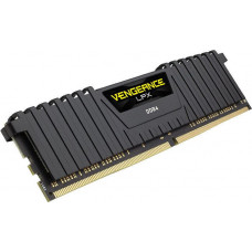 Corsair DDR4, 2400MHz 8GB 1 x 288 DIMM, Unbuffered, 16-16-16-39, Vengeance LPX Black Heat spreader, 1.190V, XMP 2.0