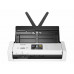 Brother ADS-1700W - escaneador de documento - portátil - USB 3.0,Wi-Fi(n),USB 2.0 (Host) - ADS1700WUN1