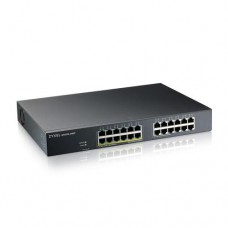 Switch ZYXEL GS1915-24EP: 24 portas Gigabit Ethernet, 12 PoE, 130W, Smart Hybrid, Rack/Desktop