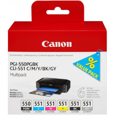 CANON - PGI-550/CLI-551 PGBK/C/M/Y/BK/GY Multi Pack