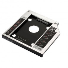 Ewent Sata Iii Ssd/Hdd Installation Frame For Cd/Dvd/Blu-Ray Drive Ewent Ew7003, Acrilonitrilo Butadieno Estireno (Abs), Alumini