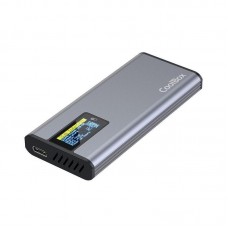 Caixa Externa SSD Coolbox COO-MCM-M2F, M.2 NVMe e SATA, USB 3.2 Gen2
