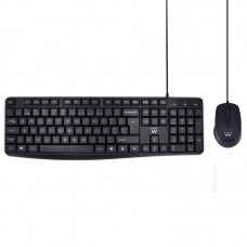 Kit Rato e Teclado Ewent EW3007 - Silencioso, Português, USB, QWERTY Kit Rato e Teclado Ewent EW3007 - Silencioso, Português, USB, QWERTY