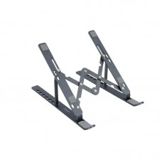 Suporte para Portátil Tooq TQLRS0033-AL-G - Alumínio, Plegável, 7 Ajustes de Altura Suporte para Portátil Tooq TQLRS0033-AL-G - Alumínio, Plegável, 7 Ajustes de Altura