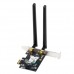 Placa de Rede ASUS PCE-BE6500 Wi-Fi 7 Tri-Banda com Bluetooth 5.4