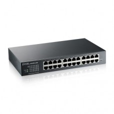 Switch Zyxel GS1915-24E, 24 Portas Gigabit Ethernet, Modo Híbrido Inteligente, Rackmount/Desktop, Sem Ventilador