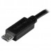 Cabo USB OTG StarTech - Micro USB para Micro USB - 20cm