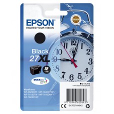 Epson 27XL - 17.7 ml - XL - preto - original - tinteiro - para WorkForce WF-3620, WF-3640, WF-7110, WF-7210, WF-7610, WF-7620, WF-7710, WF-7715, WF-7720 Epson 27XL - 17.7 ml - XL - preto - original - tinteiro - para WorkForce WF-3620, WF-3640, WF-7110, WF-7210, WF-7610, WF-7620, WF-7710, WF-7715, WF-7720