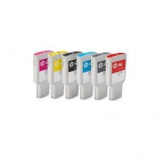 HP - HP 745 130-ml DesignJet Cyan Ink Cartridge