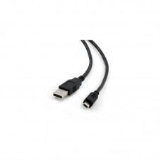 Cabo USB iggual, Série PSICCP-USB2-AM5P-6, 1.8m, USB A-Mini USB B, Preto, Macho/Macho Cabo USB iggual, Série PSICCP-USB2-AM5P-6, 1.8m, USB A-Mini USB B, Preto, Macho/Macho