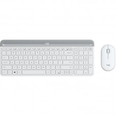 Kit Teclado e Rato Logitech MK470: Inalâmbrico, Silencioso, Branco Kit Teclado e Rato Logitech MK470: Inalâmbrico, Silencioso, Branco