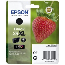 Epson 29XL - 11.3 ml - XL - preto - original - blister com RF/alarme acústico - tinteiro - para Expression Home XP-235, 245, 247, 255, 332, 335, 342, 345, 432, 435, 442, 445, 455 Epson 29XL - 11.3 ml - XL - preto - original - blister com RF/alarme acústico - tinteiro - para Expression Home XP-235, 245, 247, 255, 332, 335, 342, 345, 432, 435, 442, 445, 455