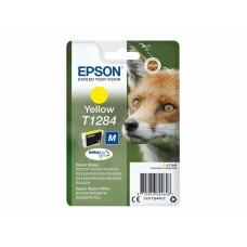 Epson T1284 - tamanho M - amarelo - original - tinteiro - C13T12844012